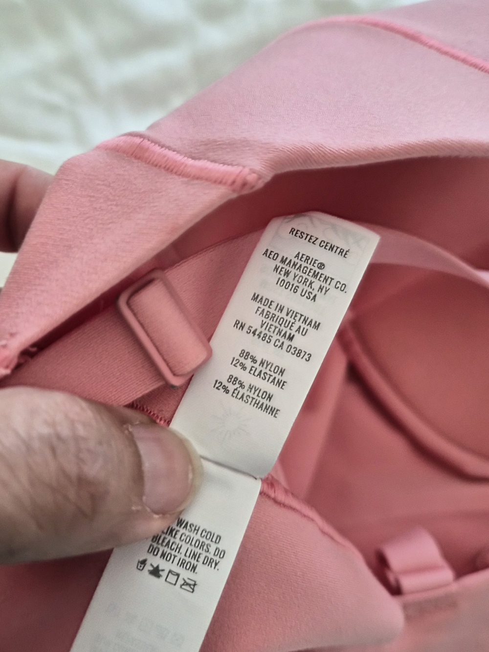 Offline by Aerie Baby Pink Corset Style Crop Sports Bra Size Small - Picture 7 of 7